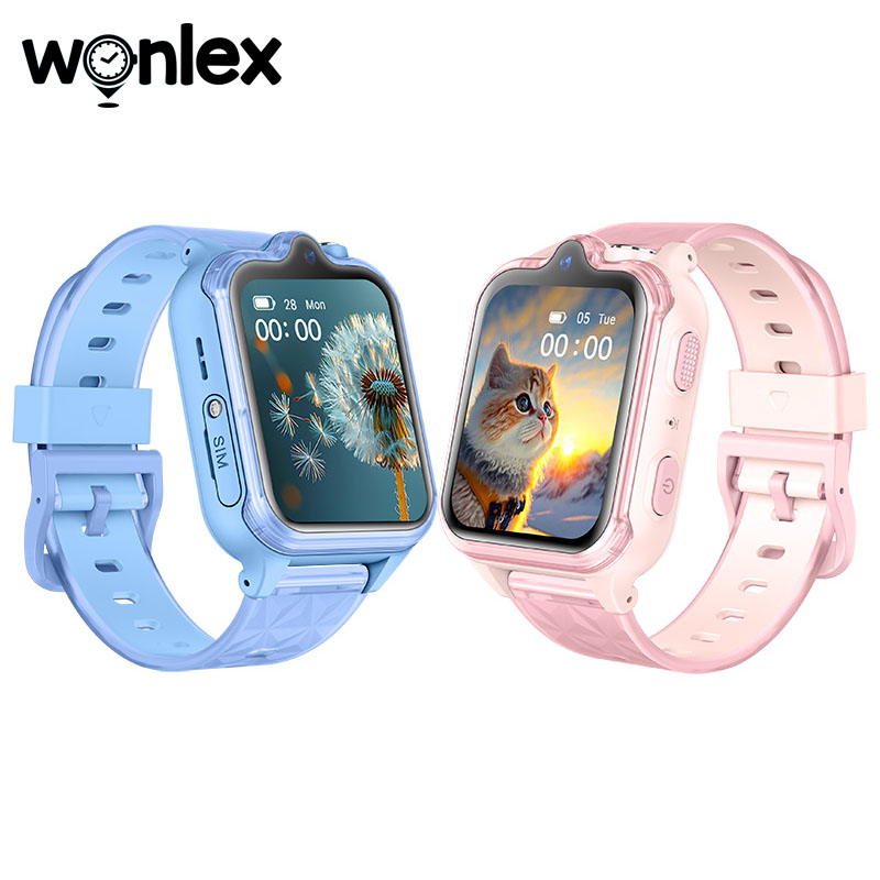 Fall Detection Watch - Reloj inteligente Wonlex 4G para niños